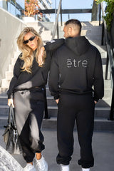 Matchy tracksuit hoodie Black