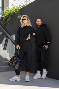 Matchy tracksuit hoodie Black