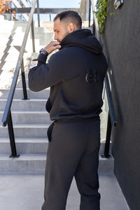 Matchy tracksuit hoodie Black