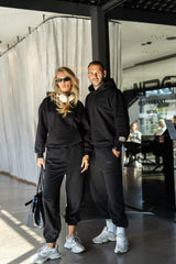 Matchy tracksuit hoodie Black