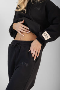Matchy tracksuit hoodie Black