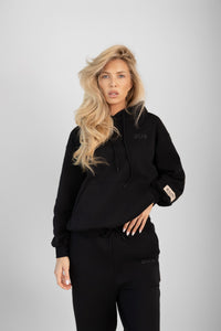 Matchy tracksuit hoodie Black