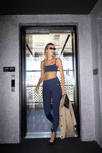 Barre Top Navy