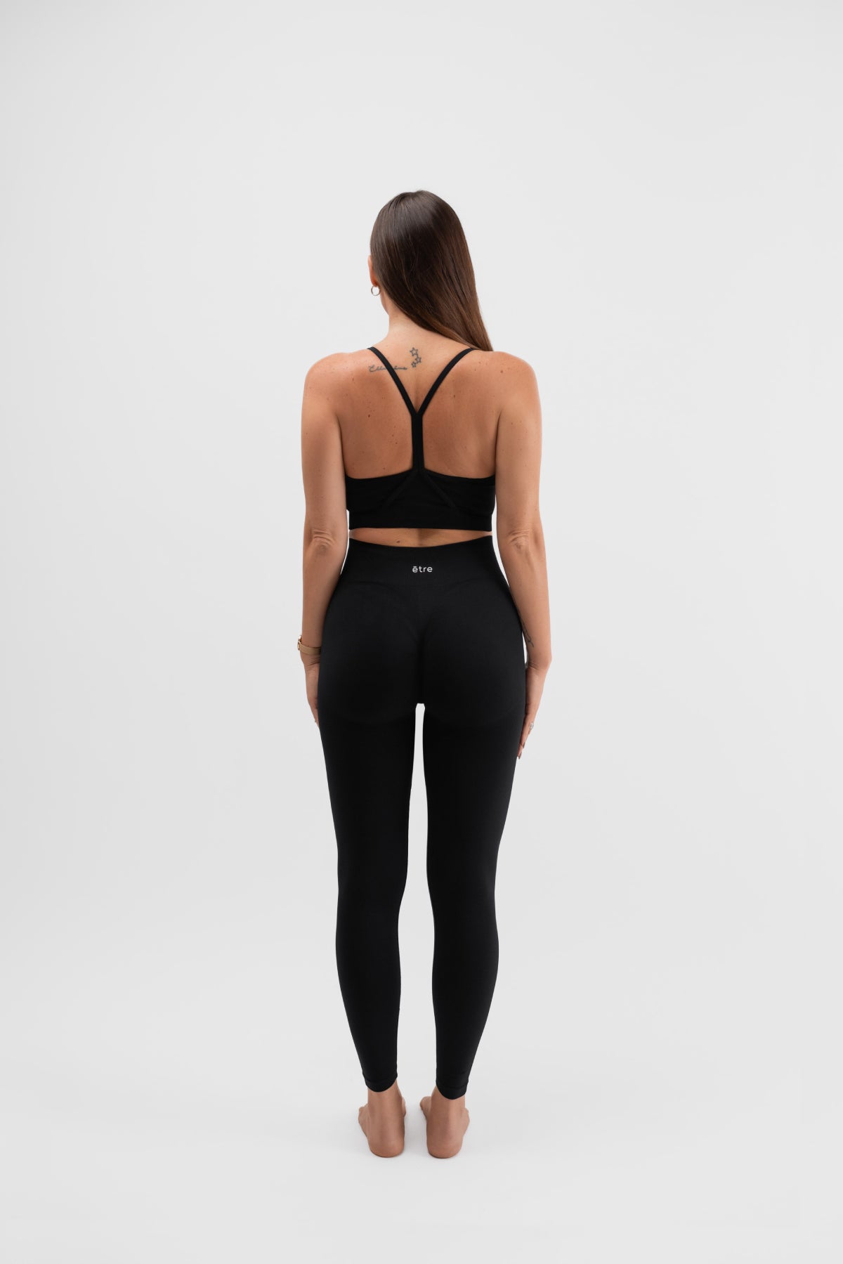 Leggings ActiveFit black back side ženske tajice Etre