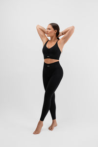 Leggings ActiveFit black full tajice crne etre