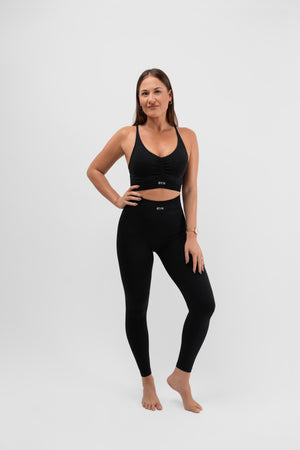Leggings ActiveFit black tajice Etre