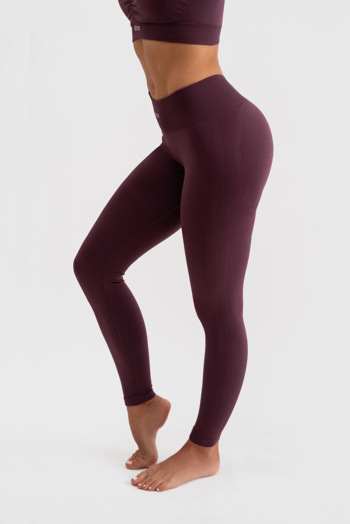 Leggings ActiveFit plum full tajice etre