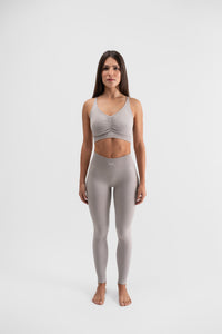 Leggings ActiveFit siva light gray tajice top za fitness prtednja strana etre