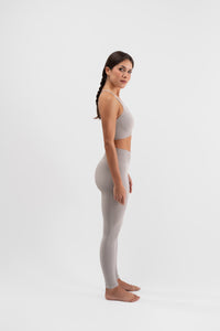 Leggings ActiveFit siva light gray tajice top za fitness side etre
