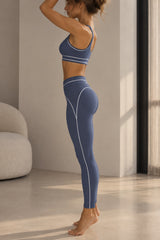Amalfy Navy Leggings
