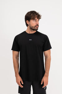 Crna muška majica Perform Black Être - kratki rukavi, Être logo, premium sportska odjeća za muškarce